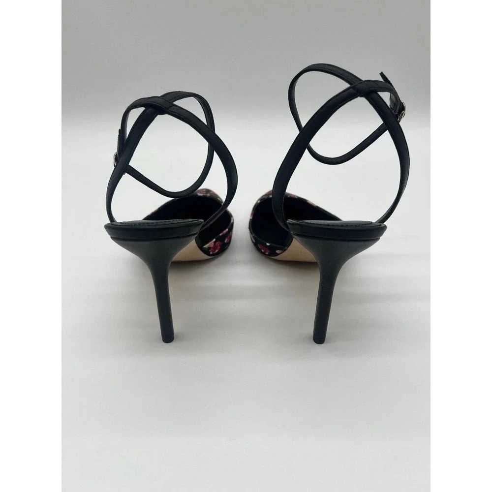 Kate Spade Ankle Strap Floral Heel 9.5